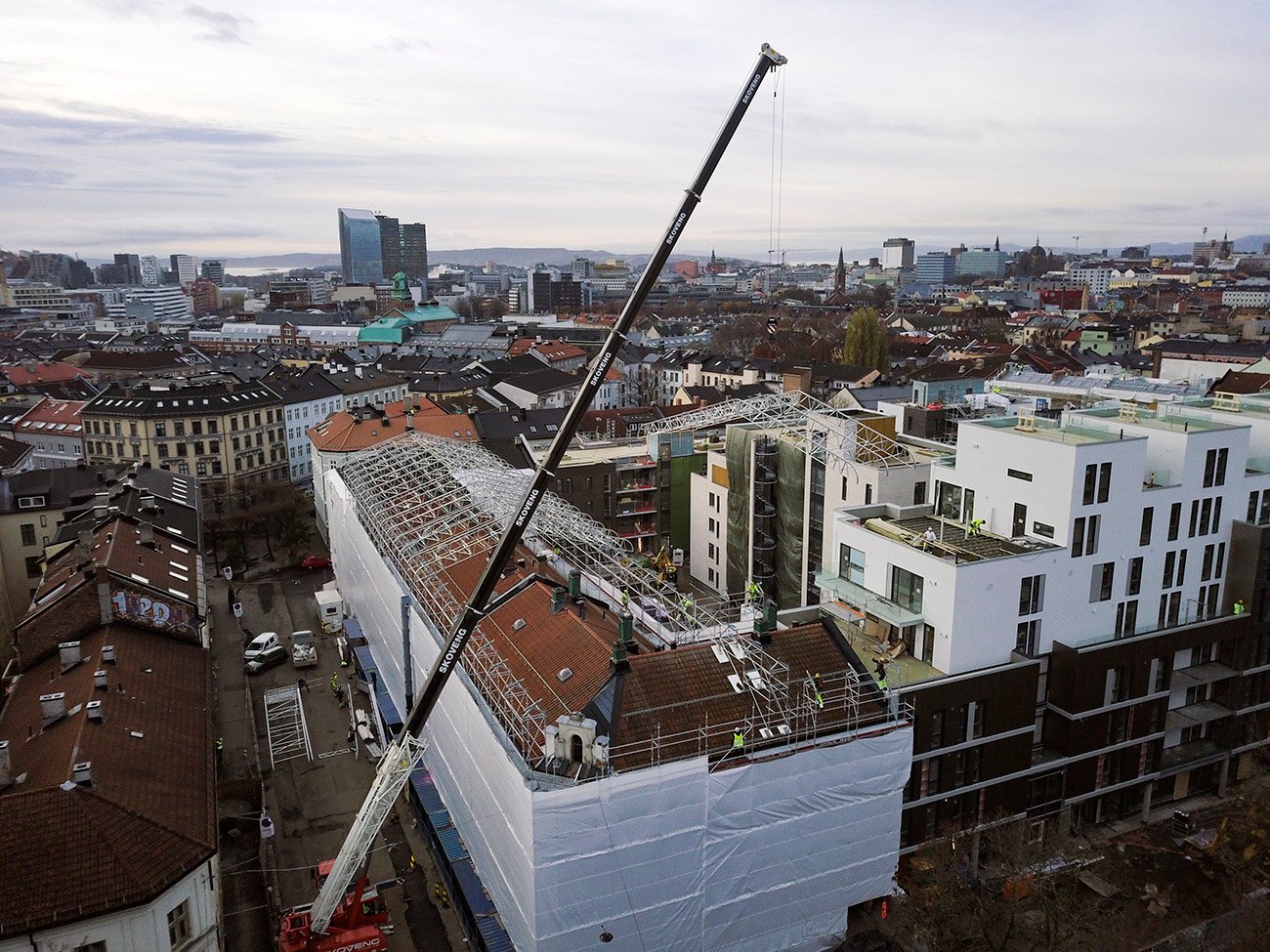 kirkegårds gate 2 topp still stillas utleie tak over tak oslo