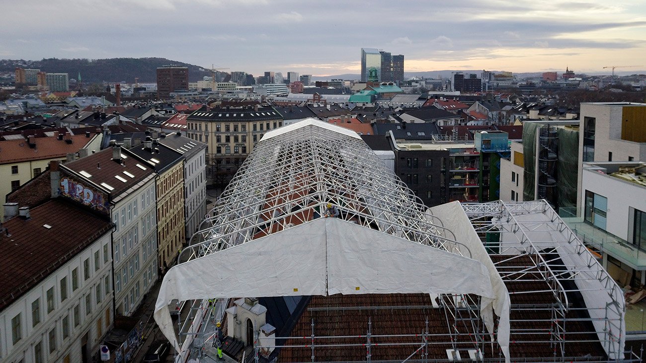 kirkegårds gate 2 topp still stillas utleie tak over tak oslo